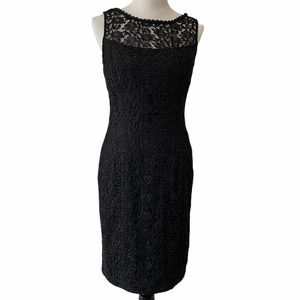 White House Black Market Lace Covered Dress 6
